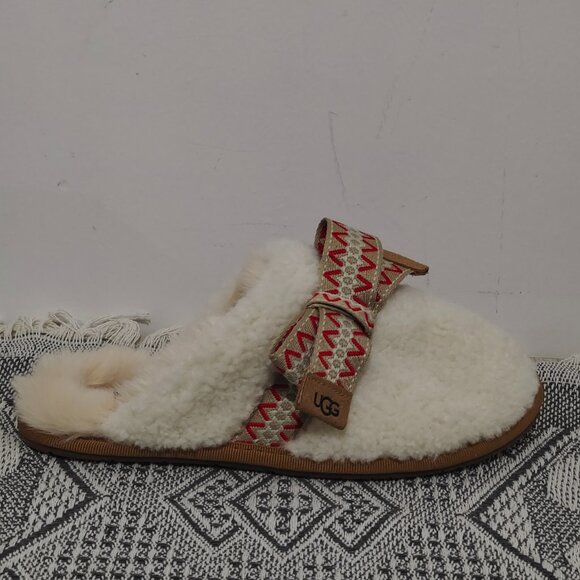 UGG Plush Bow Mule Slippers - Picture 6 of 7